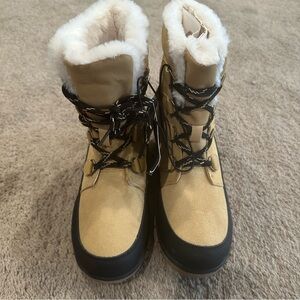 Universal Thread Corie Winter Boots – Tan – Size 7 – NWT ❄️🤎